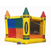 bouncy castle crayon